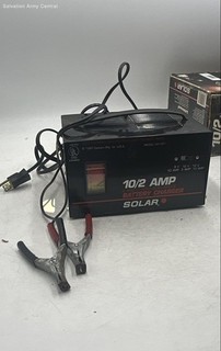 Solar 141 167 Black 10/2 Amp 6 12 Volt Dual Range Battery Charger With Box