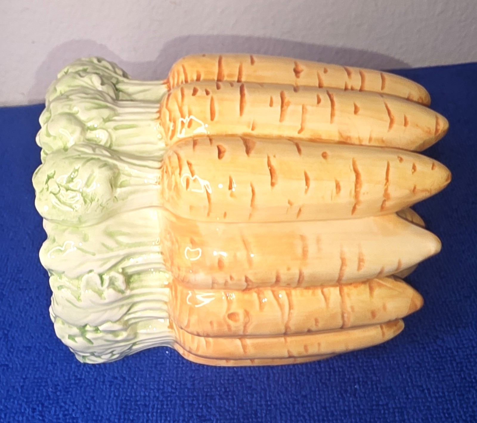 Vintage Fitz & Floyd Ceramic Carrot Design Serving Dish / Bowl