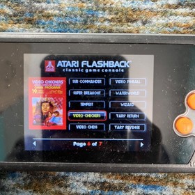 Atari Flashback Portable Handheld Console w/ Preloaded Games TESTED D10510