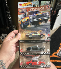 Hot Wheels Premium Boulevard 1:64 Real Riders Unopened 4-Car Diecast Lot