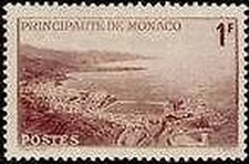 Monaco N°256 " View of The Principality 1 F " New Xx Ttb