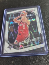 2025 Panini Prizm WNBA Elizabeth Kitley #41 White Seismic Prizm Las Vegas Aces