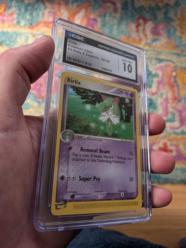 Kirlia graded CGC 10 for sale on eBay