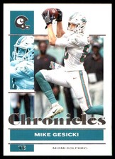 Mike Gesicki 2021 Panini Chronicles #75 Dolphins NFL READ FREE SHIP AutographDen