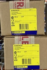 Square D EDB34030 30 Amp 3 Pole 480Y/277 V Circuit Breaker