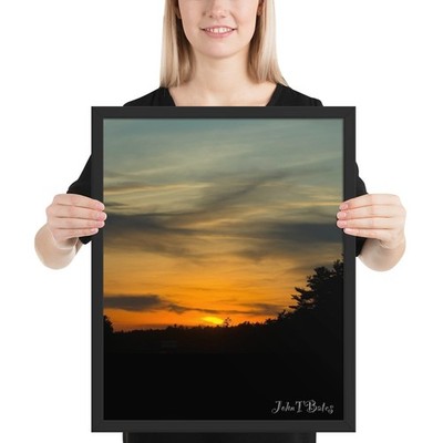 Beautiful Sky Framed photo paper poster