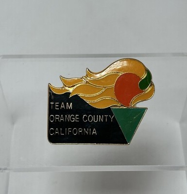 Vintage Team Orange County California Pin