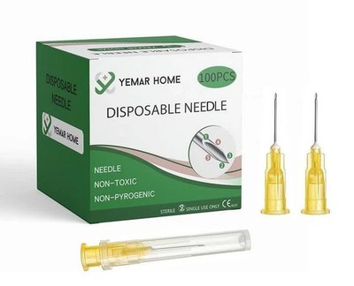 25g x 5/8 Needle, 25 Gauge 5/8 Inch Needle, 25g Needles 100 PACK