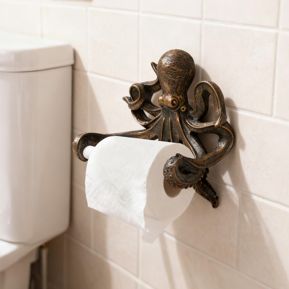Octopus Toilet Paper Holder