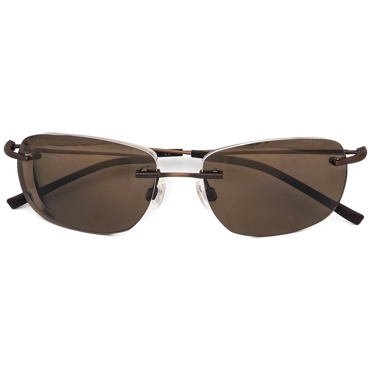 Maui Jim Sunglasses Frame Only MJ932-18 Nanea Brown Rimless Metal