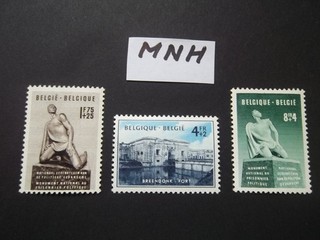(BEL 19) Belgien 1951 Mi 906/08 Breendonk Postfrisch/MNH/ Tadellos Superb