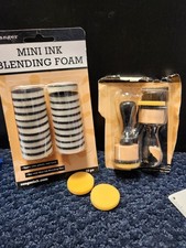 NEW Ranger 2 MINI INK BLENDING TOOL 20 MINI ROUND FOAM REFILLS Bundle