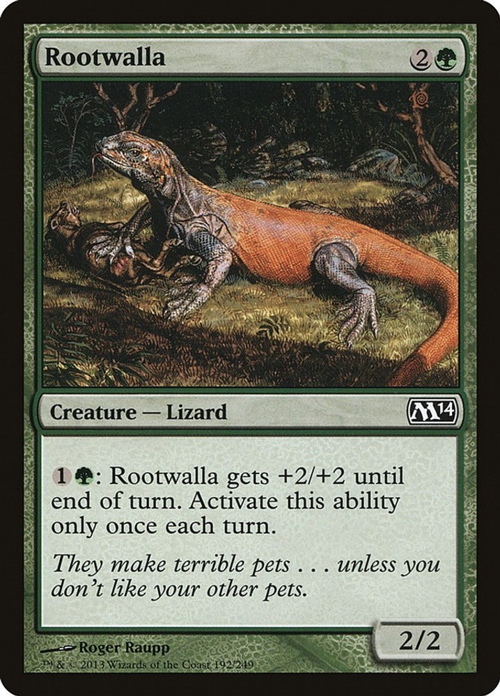 Rootwalla - 192 - LP - Common - Magic 2014 (M14) -Magic
