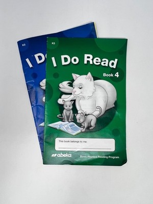 Abeja I Do Read Books 3-4 Basic Phonics Reading Program K5 Like New