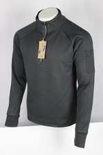 Asics Men's Knit Fleece 1/4 Zip Pullover M Medium Charcoal Gray Long Sleeve