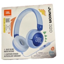 JBL JR300 Headband Wired Headphones - Ice Blue