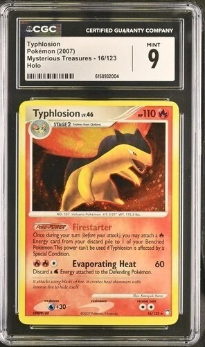 Typhlosion graded CGC 9 for sale on eBay