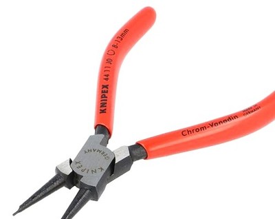 Pliers; for circlip; internal; 8÷13mm; Pliers len: 140mm - KNP.4411J0 | EU Stock
