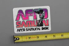 DGK Skateboards Afro Samurai Clear Sexy Black Z81 Original Skateboarding STICKER