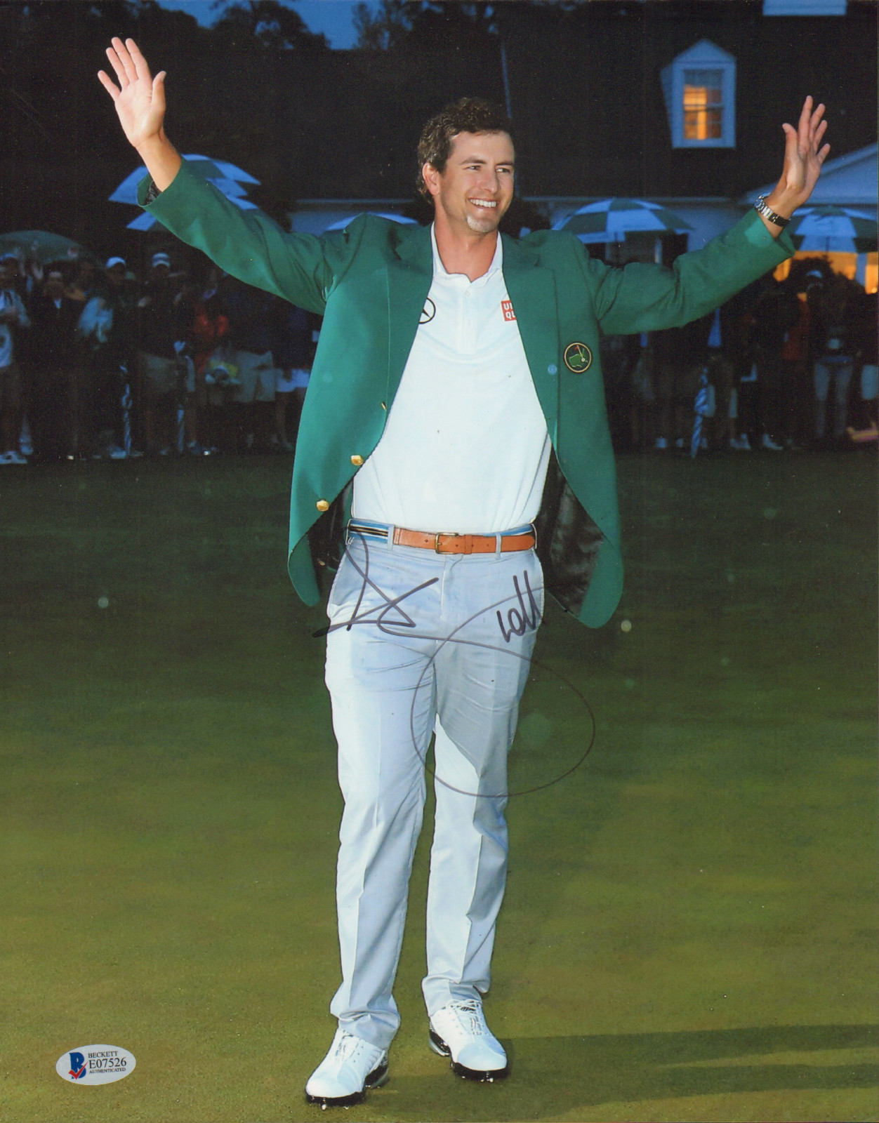 Adam Scott Autographed Signed AUTO'D 11X14 PHOTO POSTER BAS COA E07526 MASTERS CHAMPION 