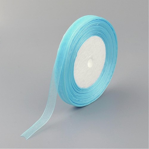 50 Yard/46 mtr Roll Of Sheer Organza Ribbon - 6 & 10mm width - Many Colours - Picture 61 of 71