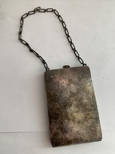 Vintage Small Ladies Silver Plated Clutch.