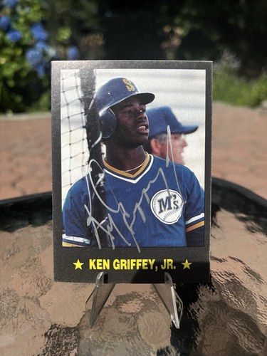 KEN GRIFFEY JR Rookie Card RC RARE - ONE OF A KIND WITH SILVER AUTOGRAPH!