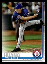 2019 Topps Update #US212 Wei-Chieh Huang Texas Rangers Rookie