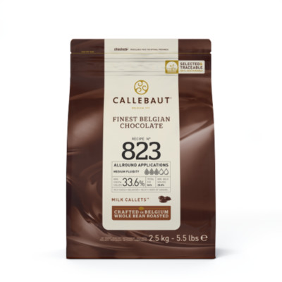 Callebaut 823 33.6% Milk Couverture Belgian Chocolate Callets