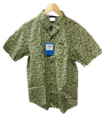 COLUMBIA Men's Rapid Rivers Printed Short Sleeve Shirt Size Small Green Floral