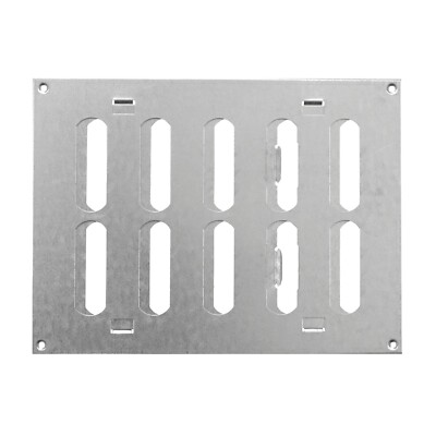 Lüftungsgitter 200 mm x 150 mm mit Rolladen-Flachkanalabdeckungen