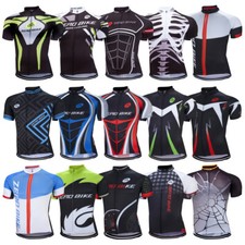 Herren Sommer Radfahren Radtrikot Fahrradtrikot Cycling Jersey Shirts Kurzarm