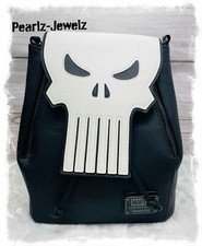 Image of Loungefly Marvel The Punisher Skull Mini Backpack NWT