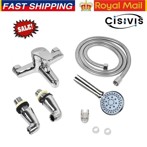 Luxury Bathroom Chrome Sink Bath Filler Tap Shower Mixer Taps with Hand