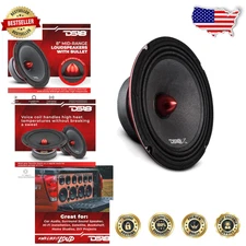 Dynamic 8" Bullet Loudspeaker for Cars - Superior Sound with 97dB Sensitivity