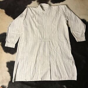 Late 1800s Early 1900s Patched French France Chemise Mens Shirt ...