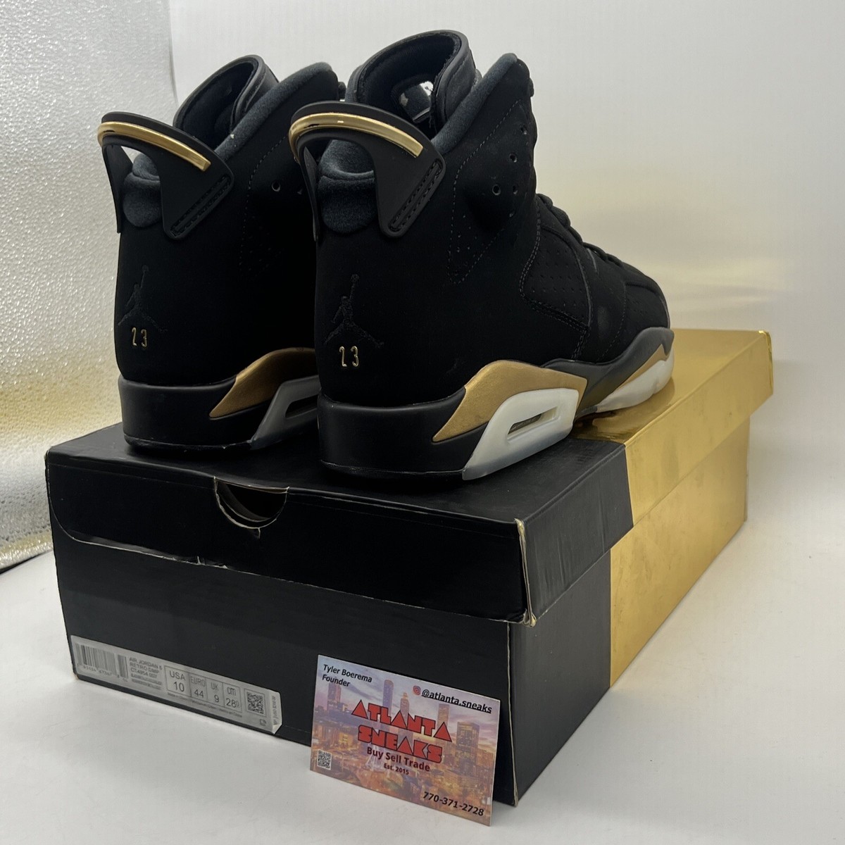 aj6 black gold