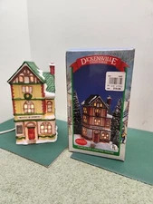 NOMA Dickensville Collectables Porcelain Books & Charts Lighted Christmas House