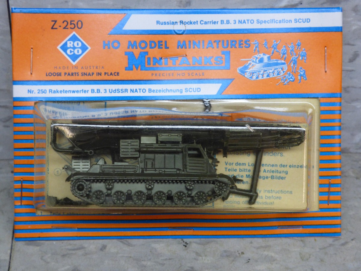 Roco Minitanks (New Old Stock) Modern Russian Scud A Missile