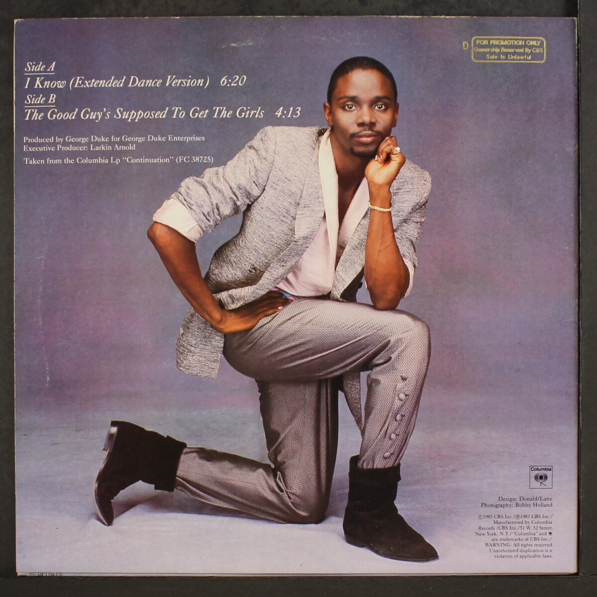 PHILIP BAILEY: i know / same COLUMBIA 12