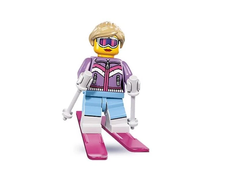 Lego skier store minifigure