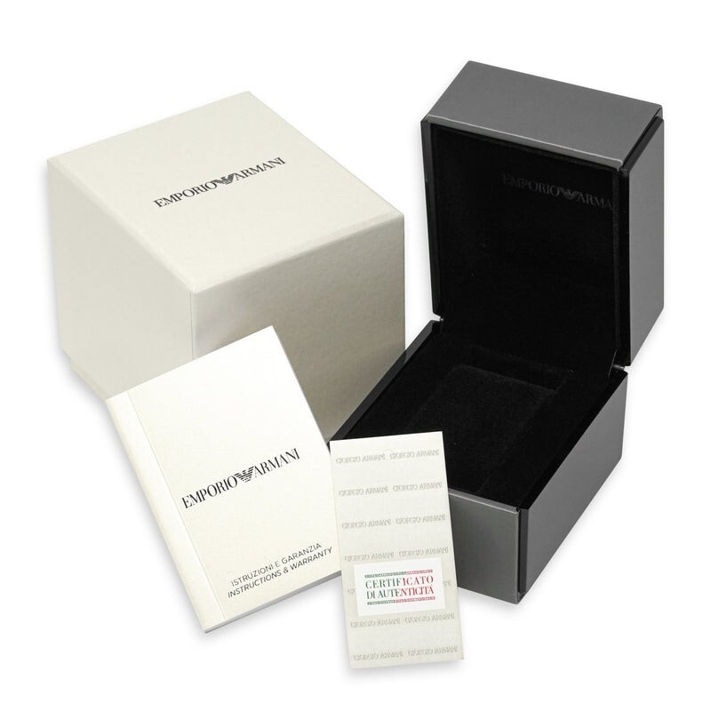 Emporio Armani AR0154 Rectangular Beige Dial Brown Strap Emporio Armani AR0154 Rectangular Beige Dial Brown Strap