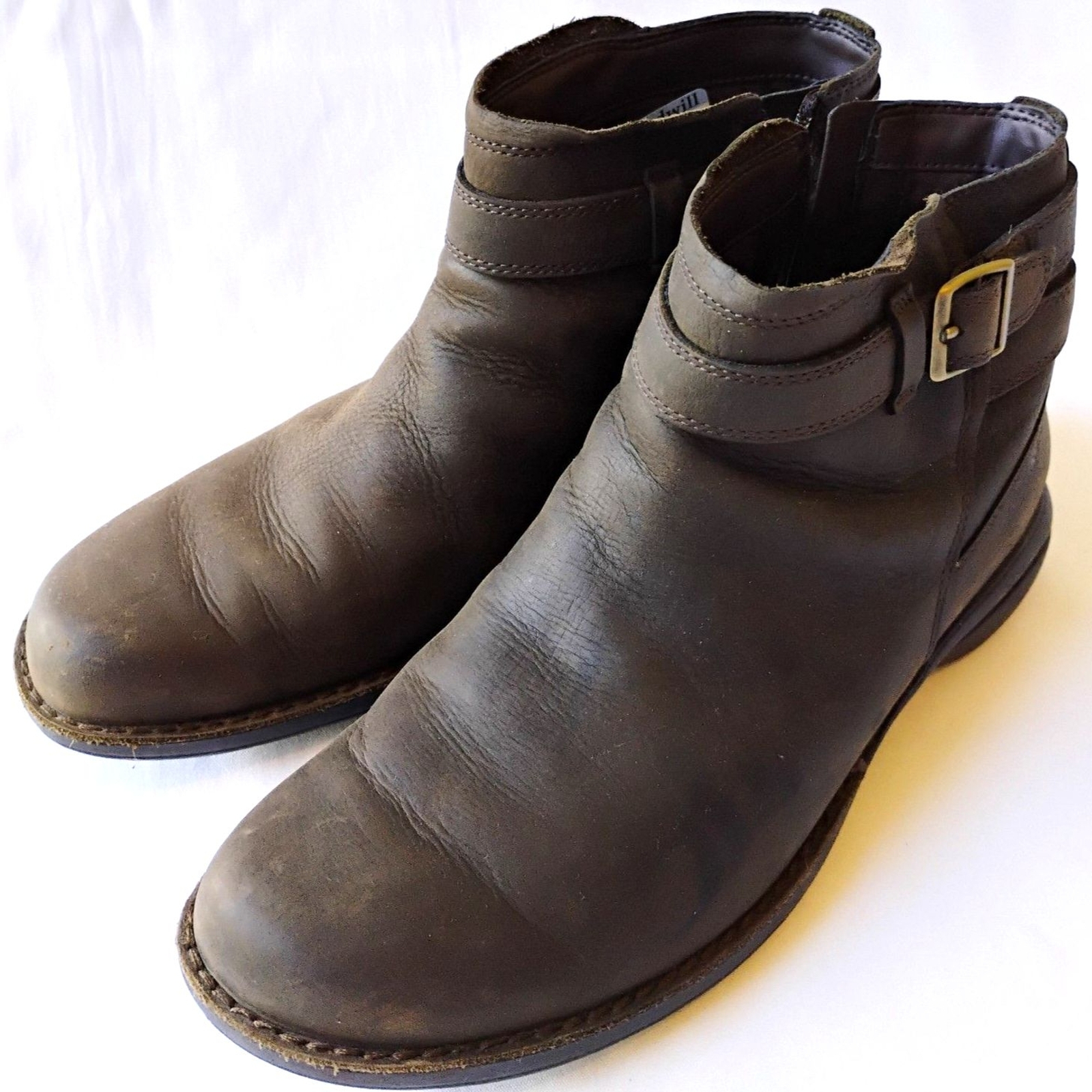 Stivali Merrell impermeabili Andover Bluff WP casual in pelle da donna taglia 11 US