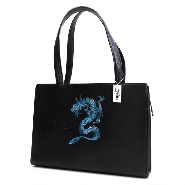 90s Jean-Paul GAULTIER ドラゴン柄　手提げバッグ Jean-Paul GAULTIER Dragon Emboss Tote Bag(K-138686) | eBay