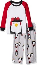 NEW Carter's Boy's 2 piece Pant Pajama Set 24 months Penguins warm