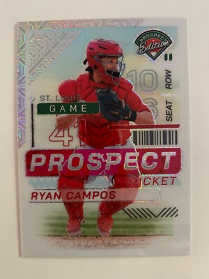 2024 Panini Prospect mojo RYAN CAMPOS #ed 4/25! St. Louis Cardinals