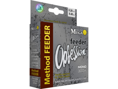 Dragon Mega Baits Obsession Method Feeder 300m 0.20-0.30m Monofile Schnüre