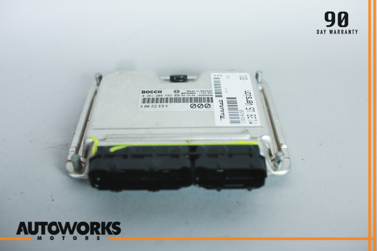 05-07 Maserati Quattroporte M139 ECU ECM Engine Control Module Unit Bosch OEM
