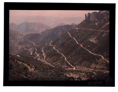 FRANKREICH HTE SAVOYEN 1910 COL D ANTERNE SEHR SCHÖN AUTOCHROM CH.ADRIEN 9x12 cm