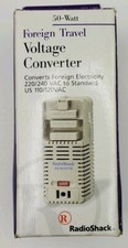 Radio Shack 50-Watt Foreign Travel Voltage Converter Adapter 273-1412